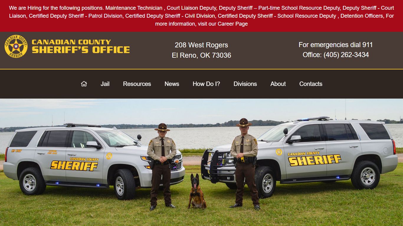 Canadian County Sheriff's Office- El Reno, Oklahoma